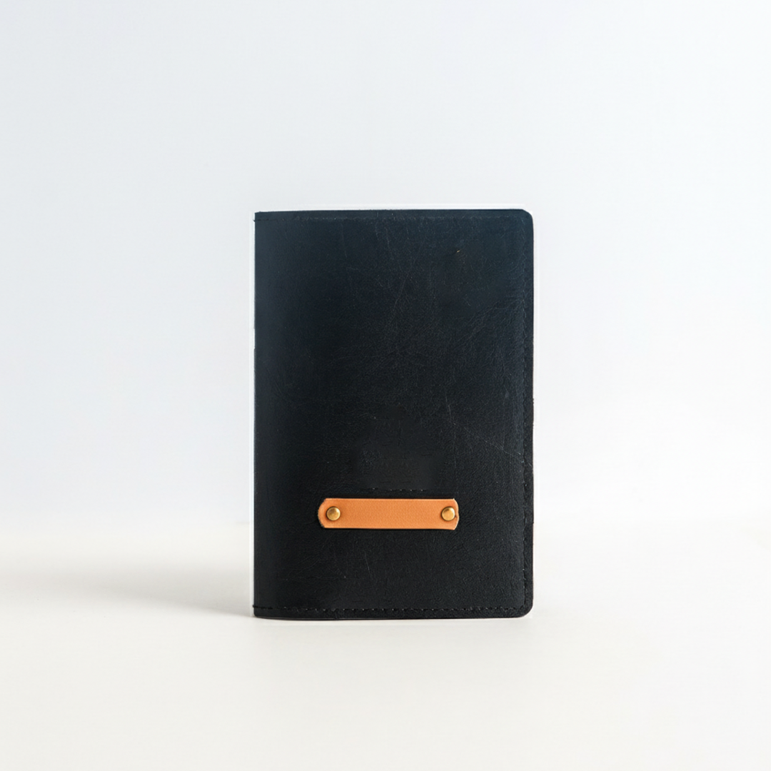 Personalized Passport Cover In Black