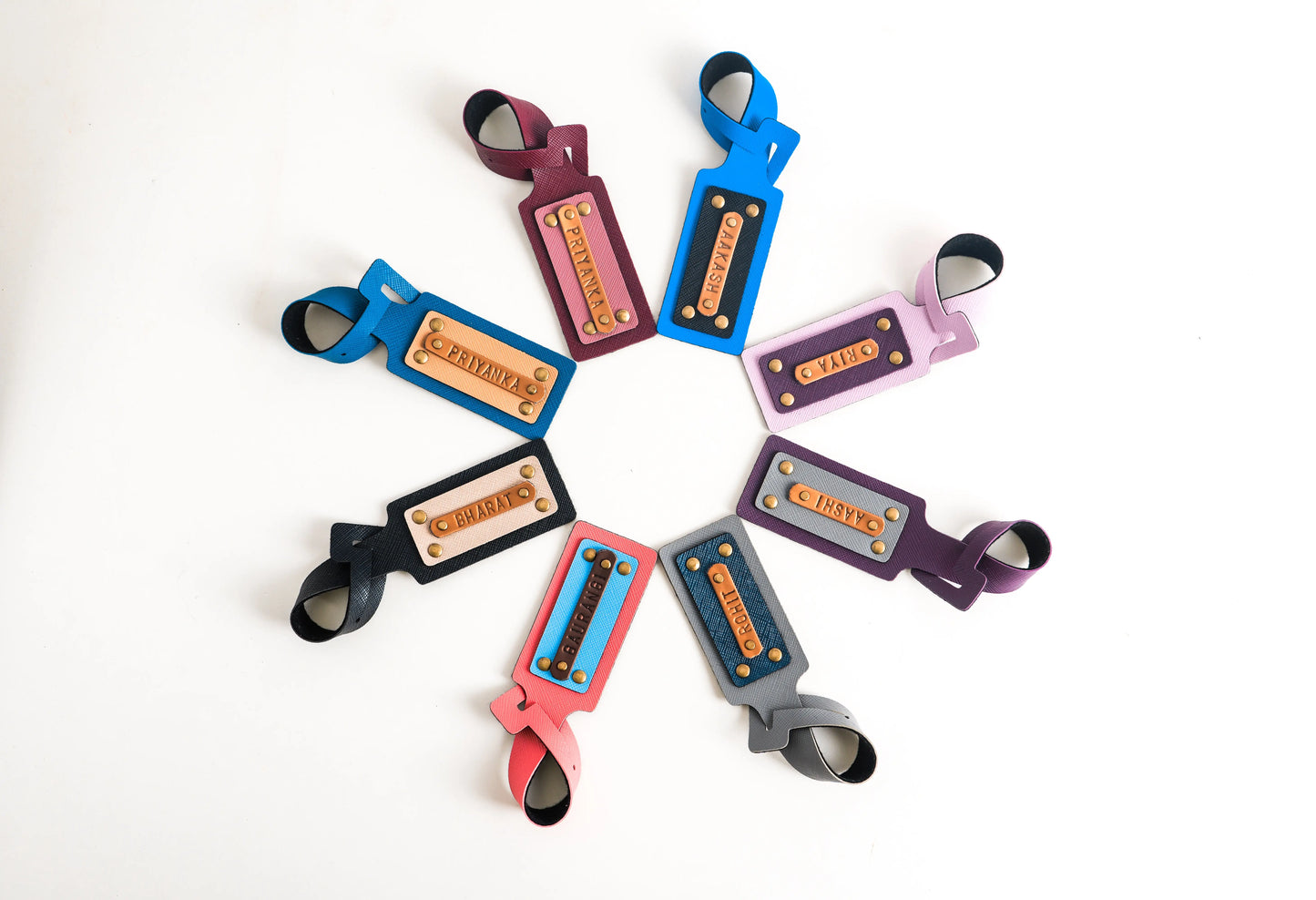 Personalized Name Tag In Grey