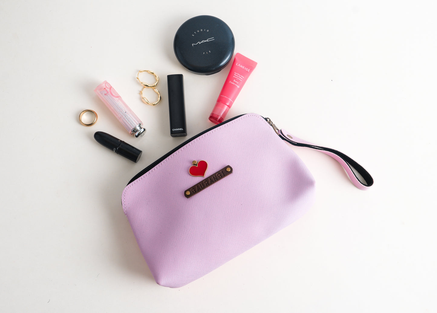 Personalized Multi Purpose Kit In Baby Pink