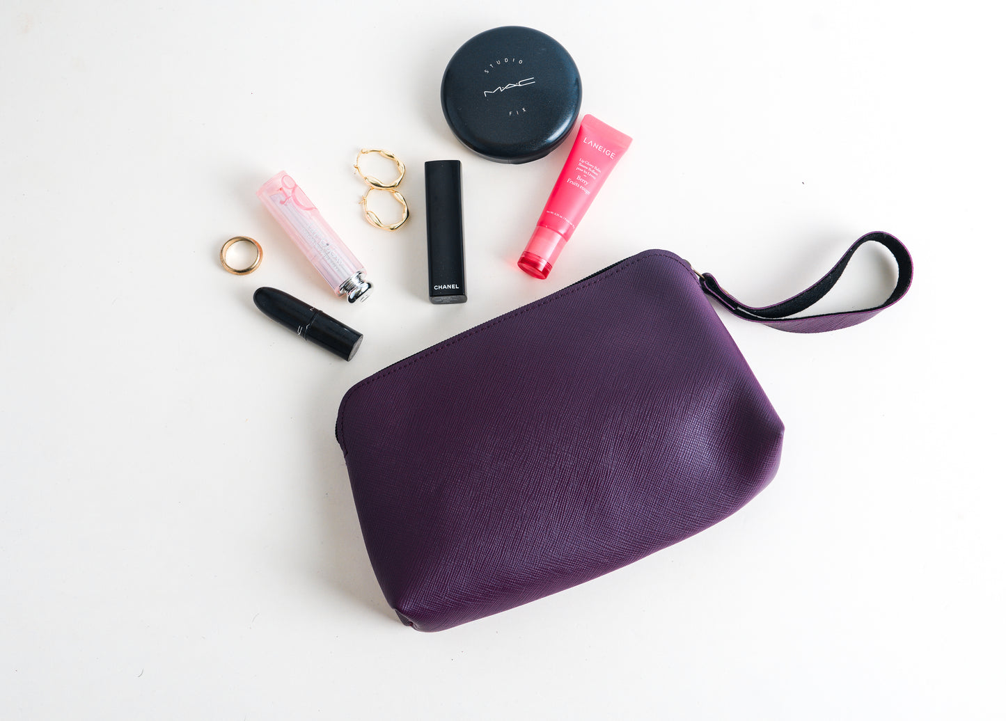 Personalized Multi Purpose Kit In Plum Purple