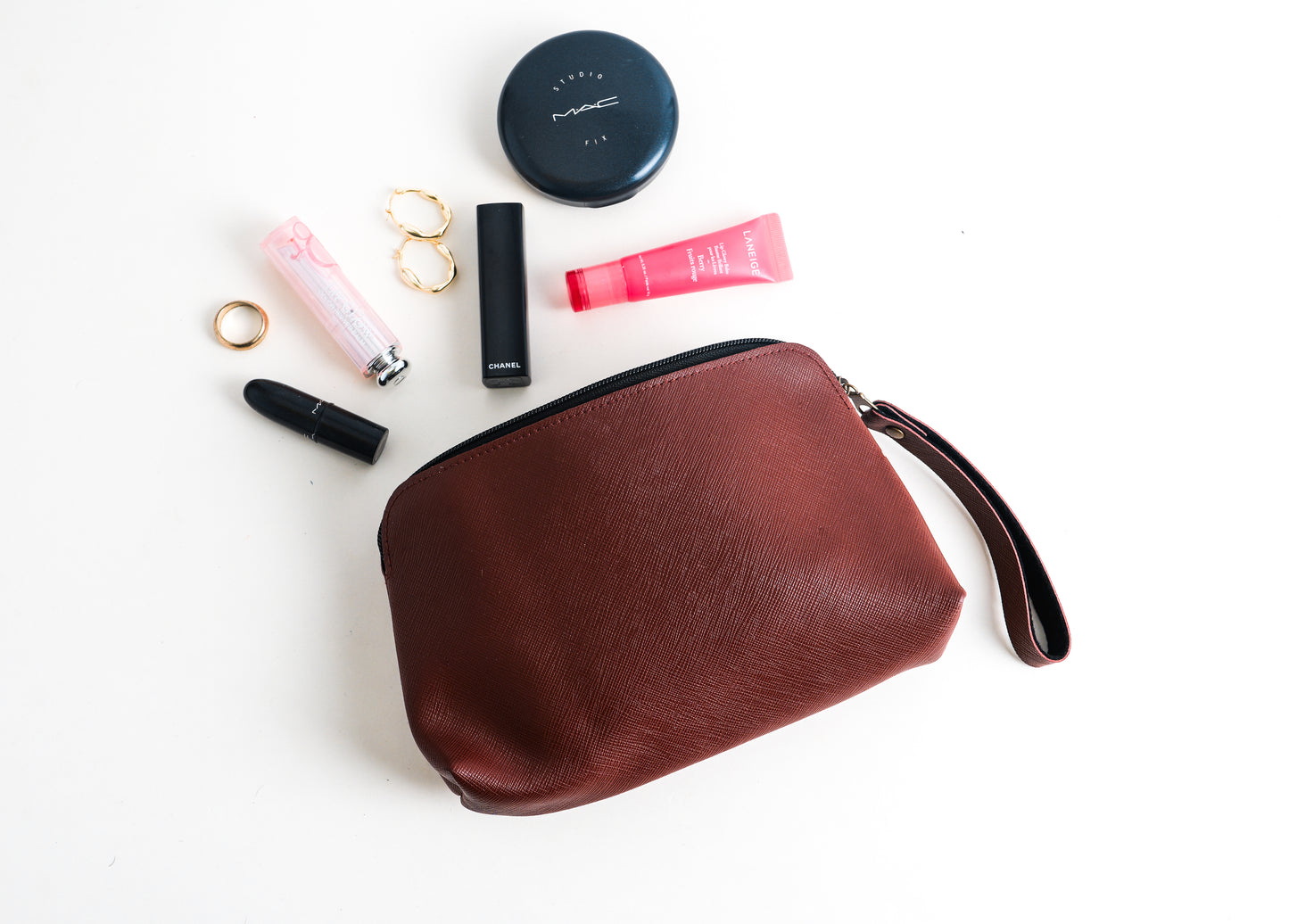 Personalized Multi Purpose Kit In Chestnut Brown