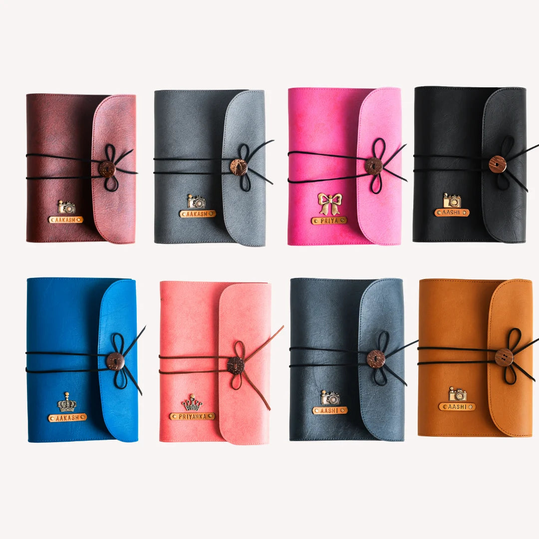 Personalized Diary In Tan