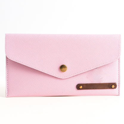 Personalized Women Wallet In Light Pink