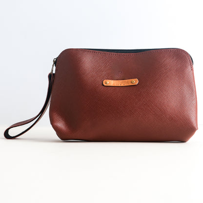 Personalized Multi Purpose Kit In Chestnut Brown