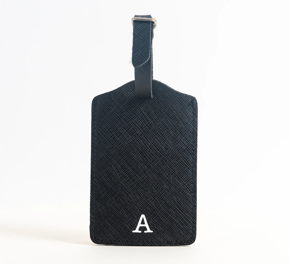 Personalized Luggage Tag In Black