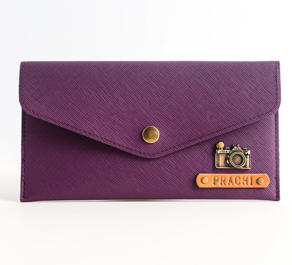 Personalized Women Wallet In Purple