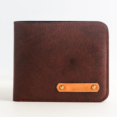 Personalized Men's Wallet In Tan