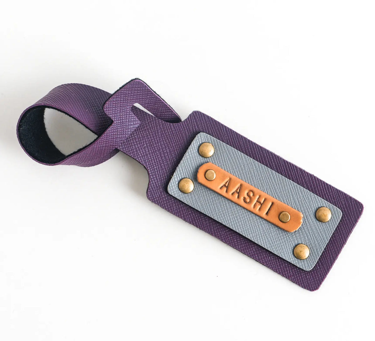 Personalized Name Tag In Grape