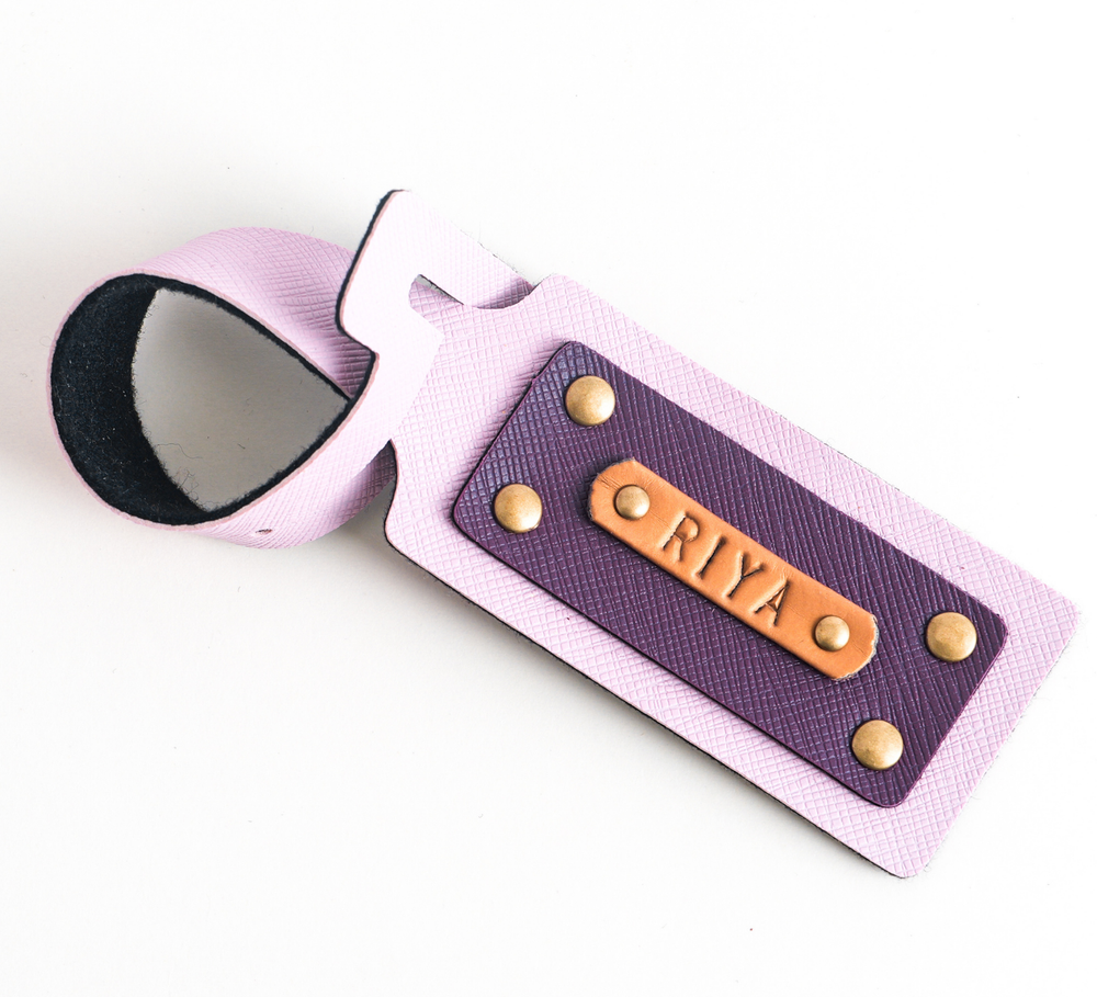 Personalized Name Tag In Baby Pink