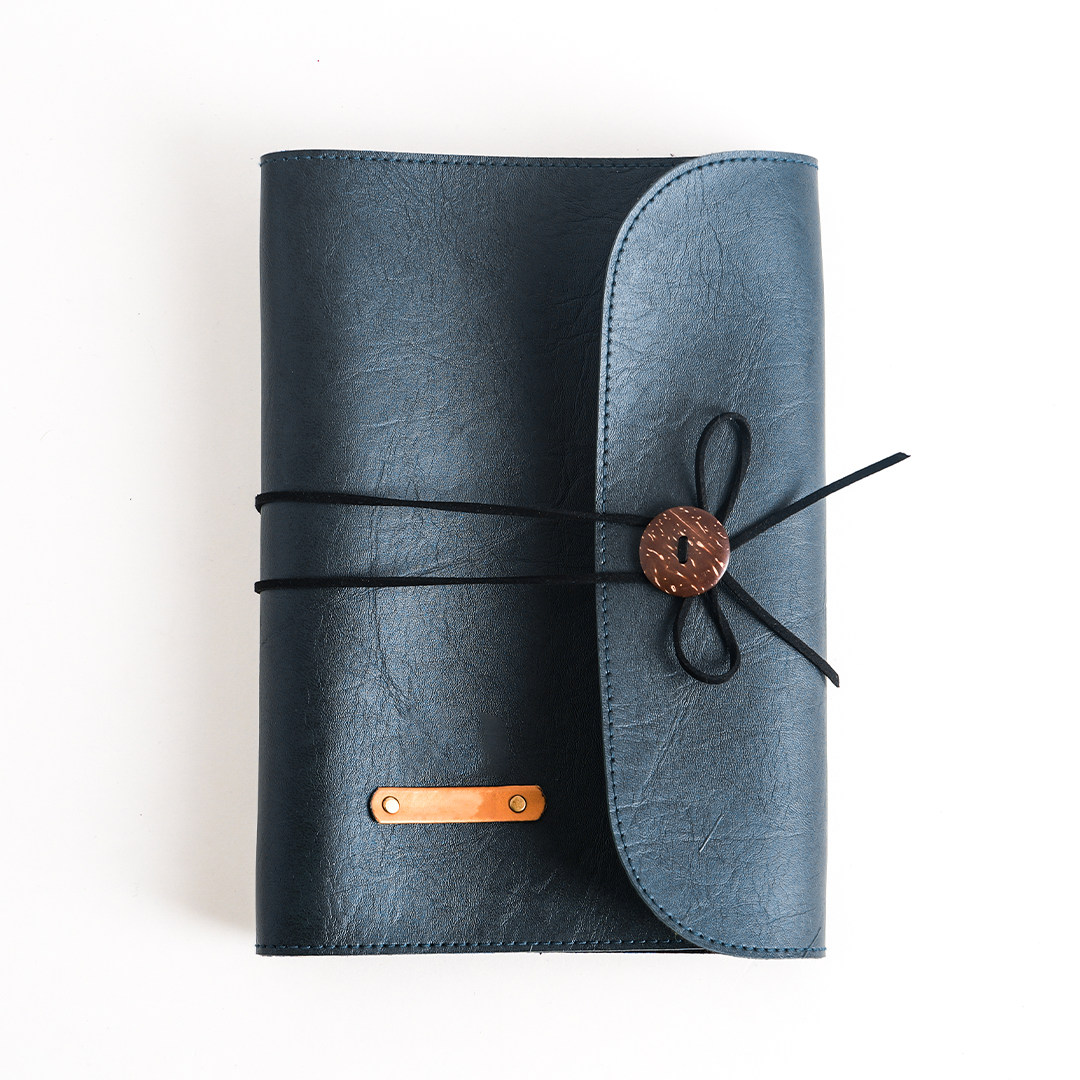 Personalized Diary In Charcoal Grey