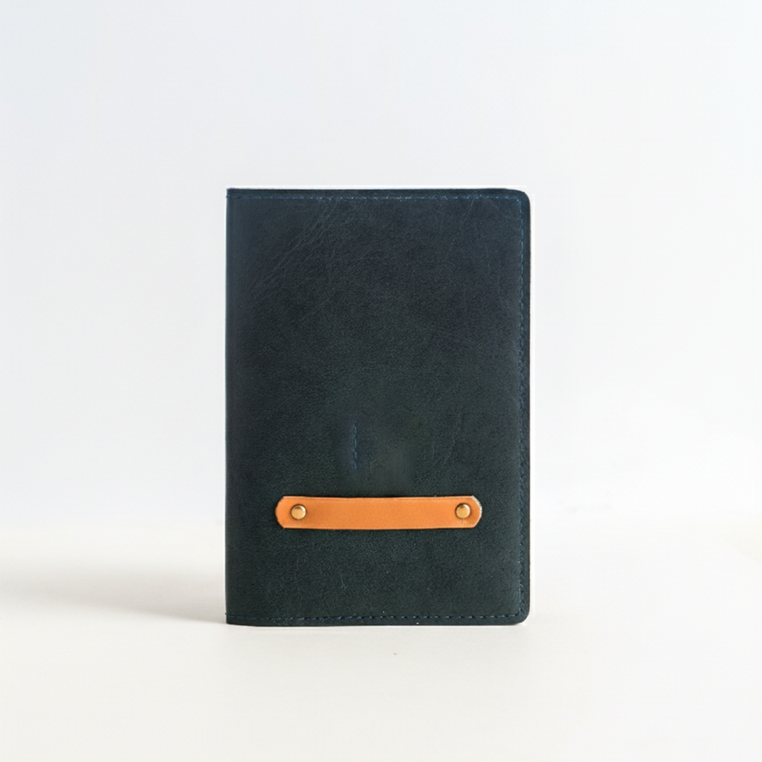 Personalized Passport Cover In Dark Green