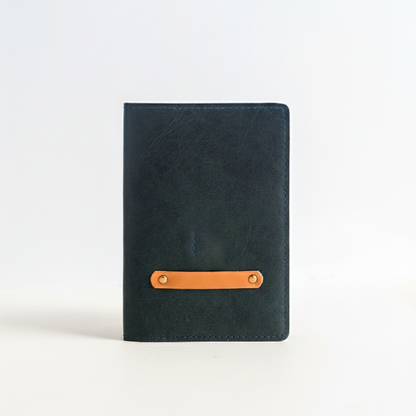 Personalized Passport Cover In Dark Green