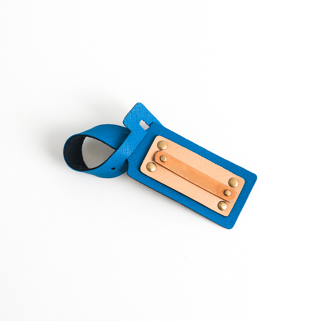 Personalized Name Tag In Dark Blue