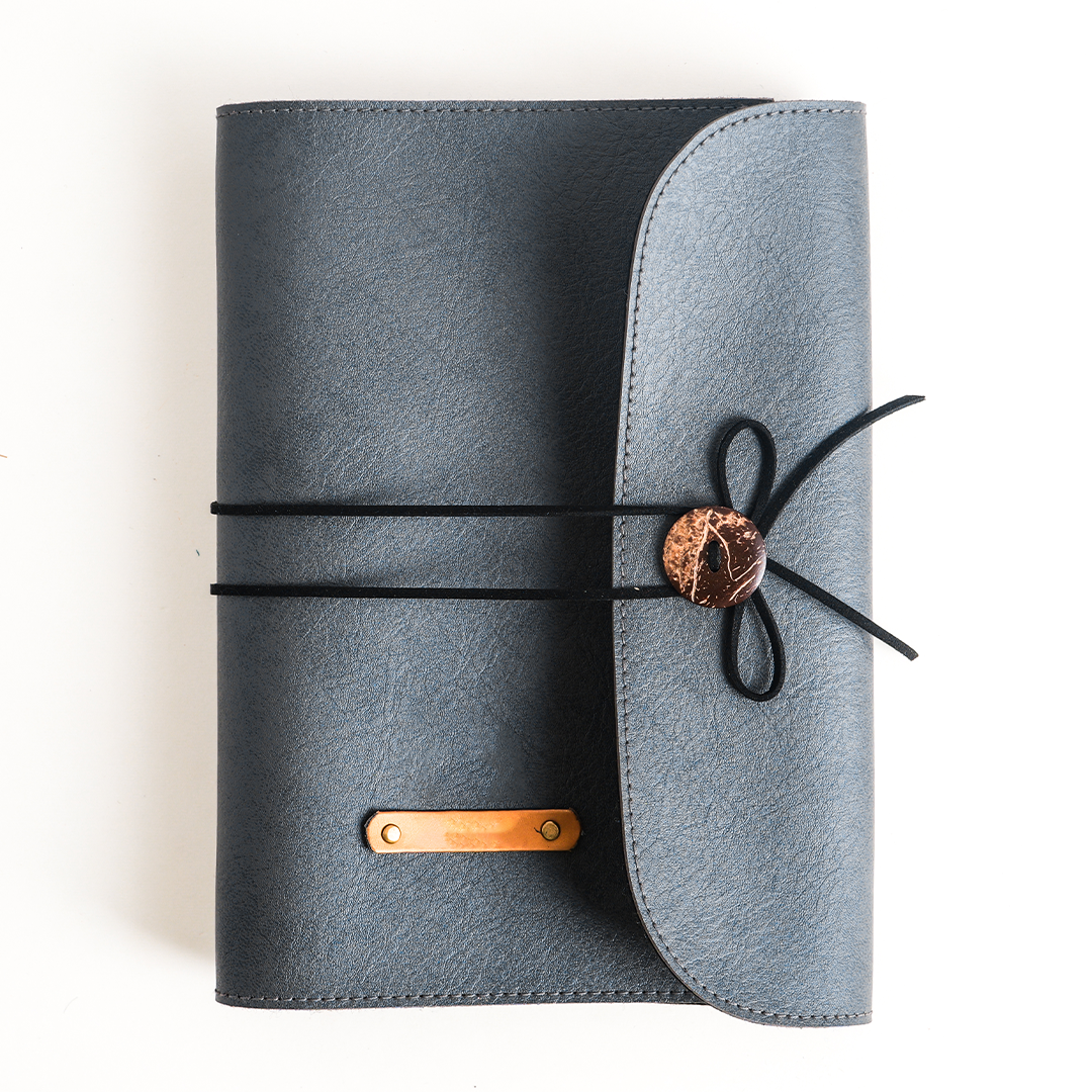 Personalized Diary In Slate Grey
