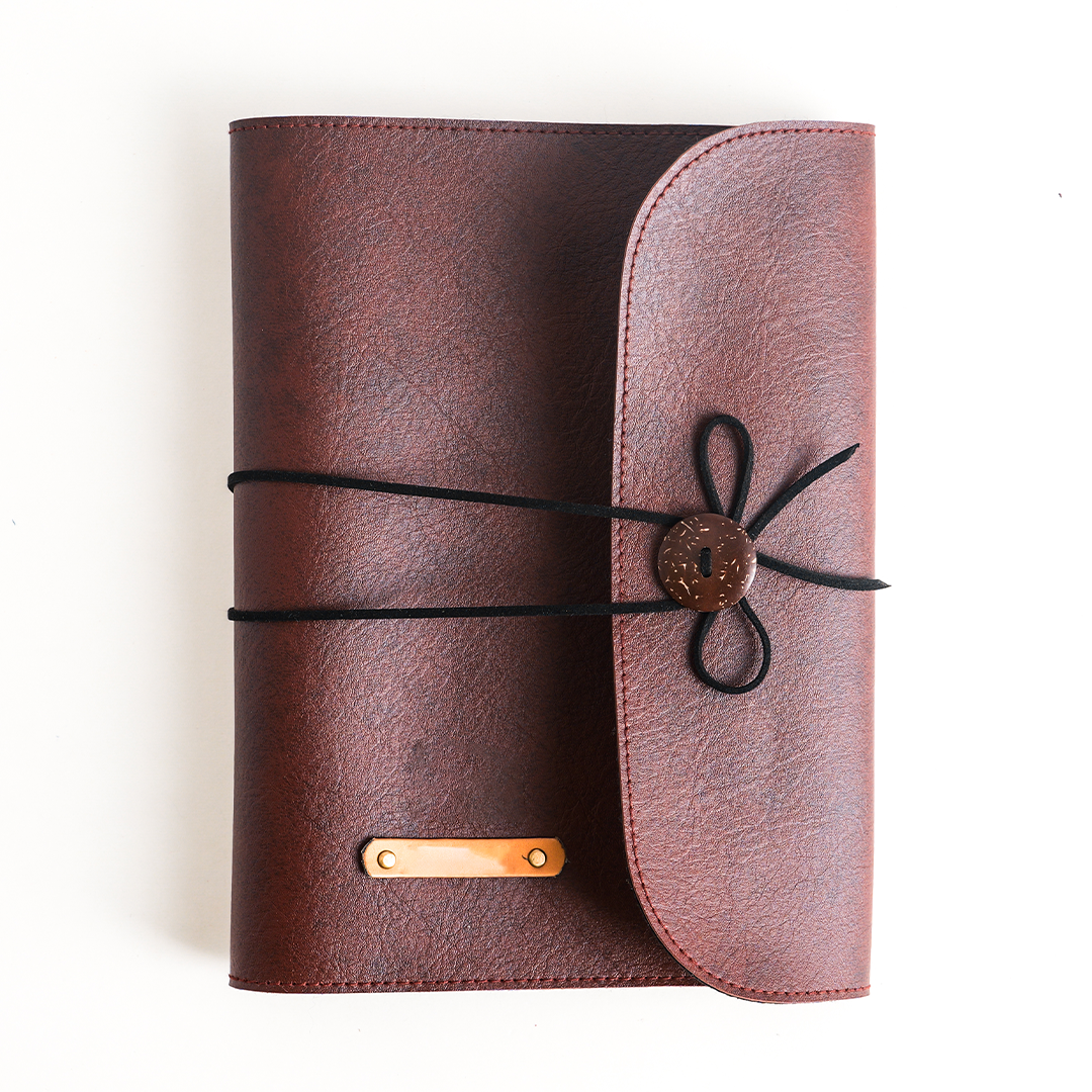 Personalized Diary In Tan