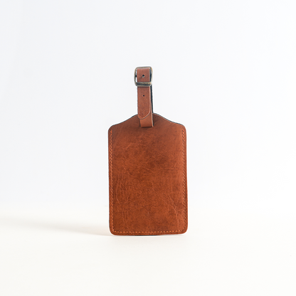 Personalized Luggage Tag In Tan