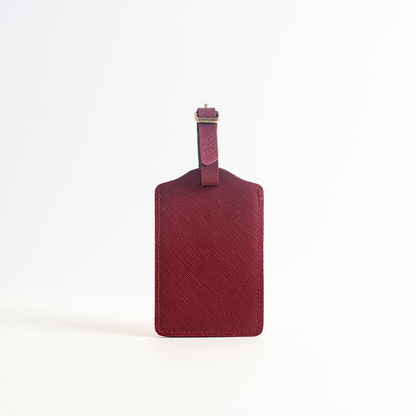 Personalized Luggage Tag In Wine
