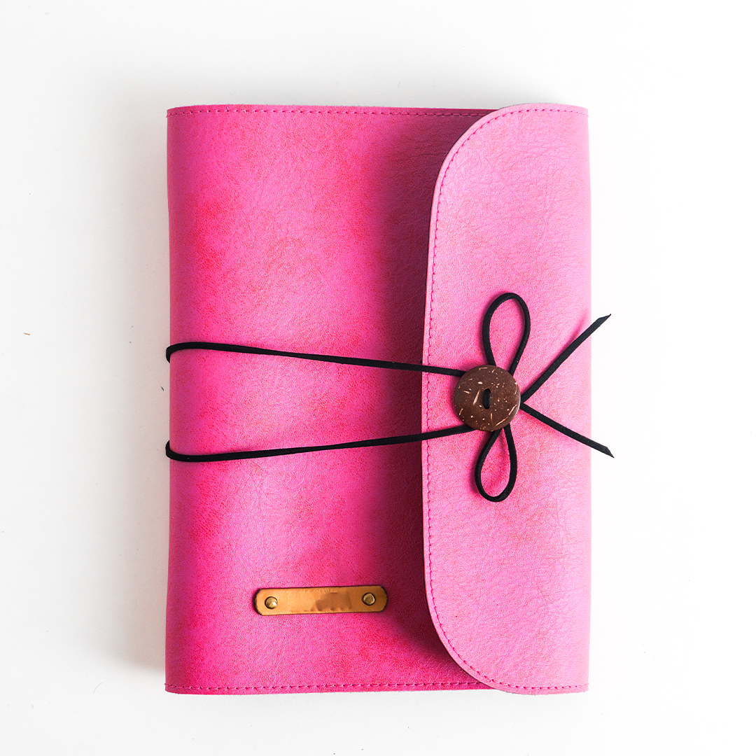 Personalized Diary In Hot Pink