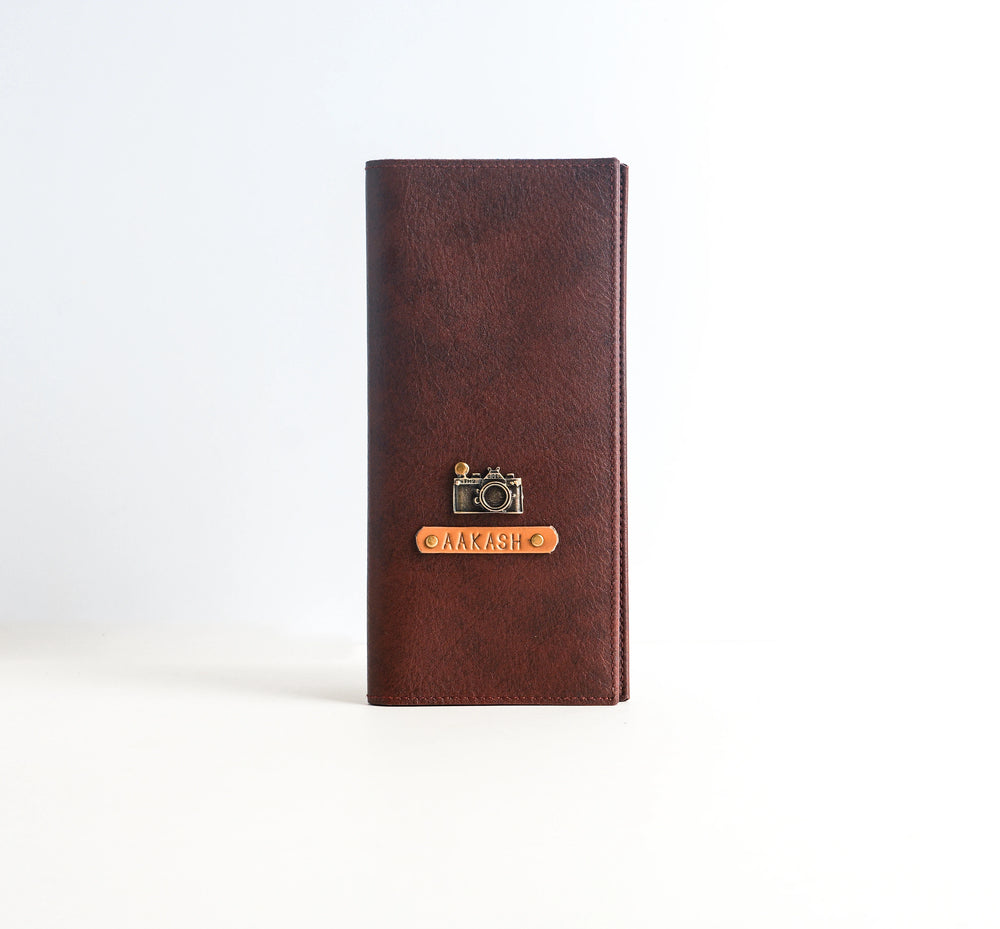 Personalized Passport Organizer In Tan