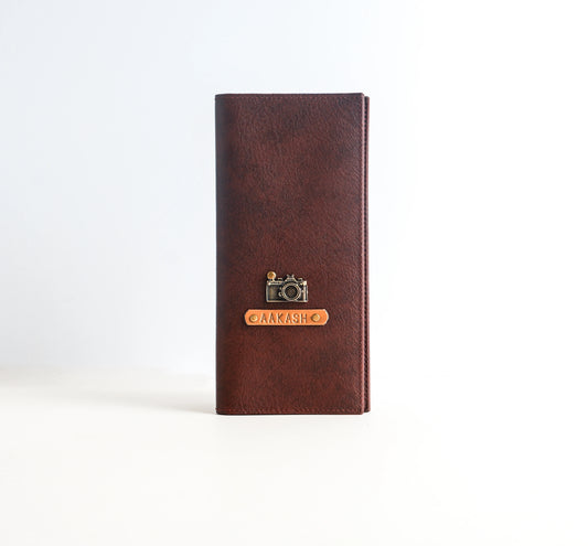 Personalized Passport Organizer In Tan