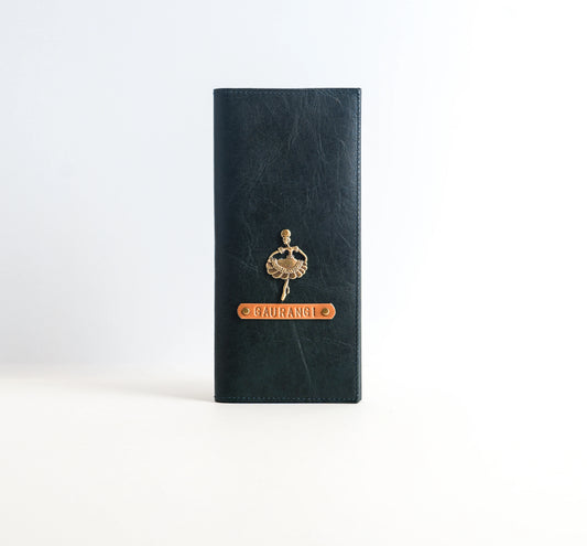 Personalized Passport Organiser In Black