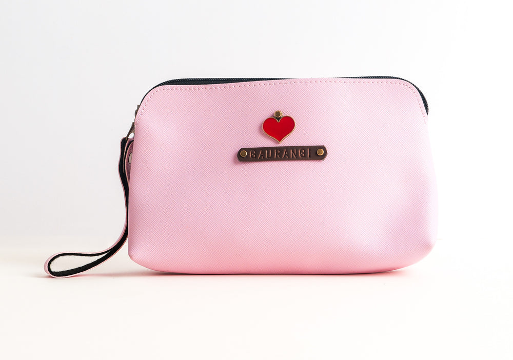 Personalized Multi Purpose Kit In Baby Pink