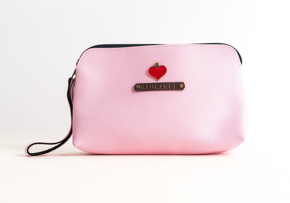 Personalized Multi Purpose Kit In Baby Pink