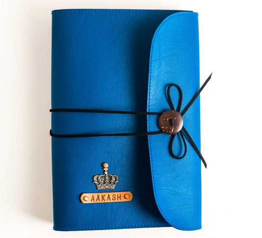 Personalized Diary In Blue