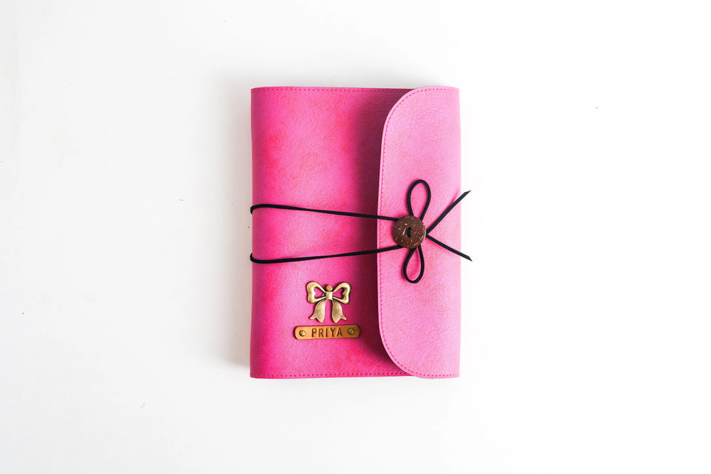 Personalized Diary In Hot Pink