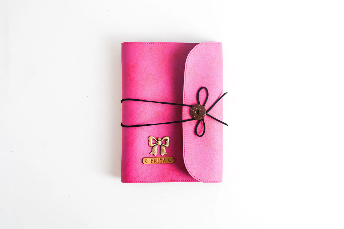 Personalized Diary In Hot Pink