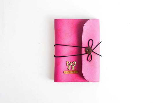 Personalized Diary In Hot Pink