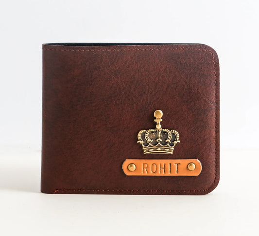 Personalized Men's Wallet In Tan