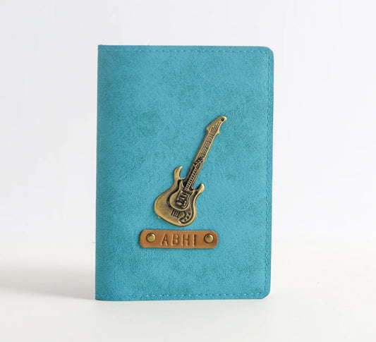 Personalized Passport Cover In Light Blue